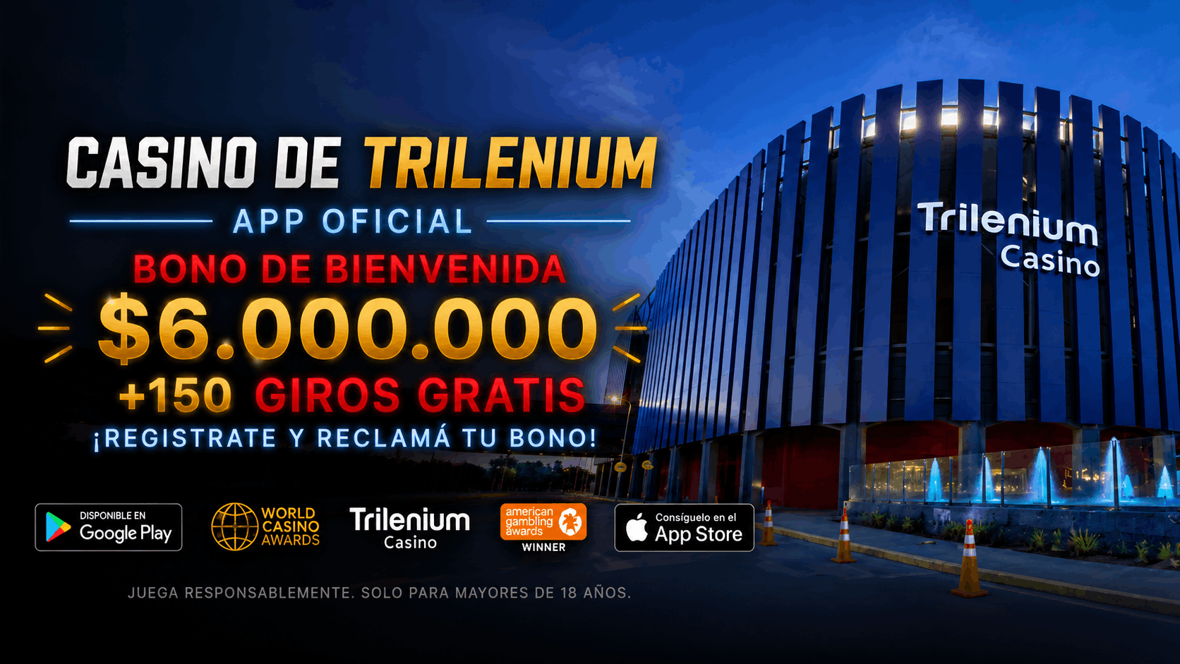 Métodos de pago en Trilenium Casino — banner principal